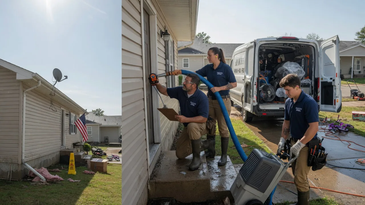Ceiling Water Damage Restoration in Tiverton, RI near me